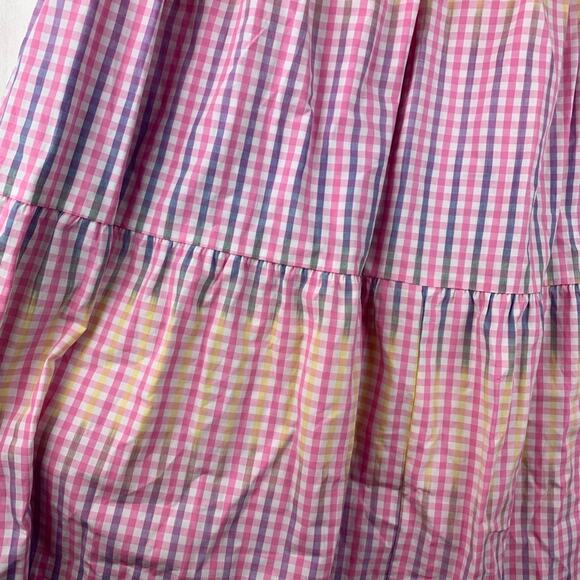 Charter Club women's XL gingham tiered midi dress sun sundress party new - Picture 7 of 11